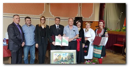 Zahvalnica povodom 20-te godišnjice potpisivanja Povelje  o bratimljenju i saradnji gradova Batanje i Beočina