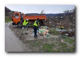 Čišćenje deponije u ulici Nikole Tesle u Beočinu