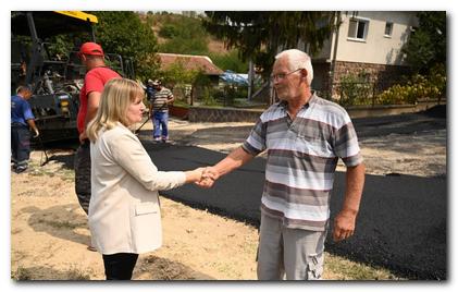 Završeni radovi na asfaltiranju Zlatiborske ulice u Šakotincu