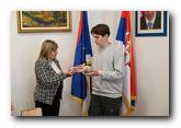 Dečija nedelja u Opštini Beočin - prijem malog gradonačelnika i učenika VIII-2 odeljenja u Kabinetu predsednice opštine