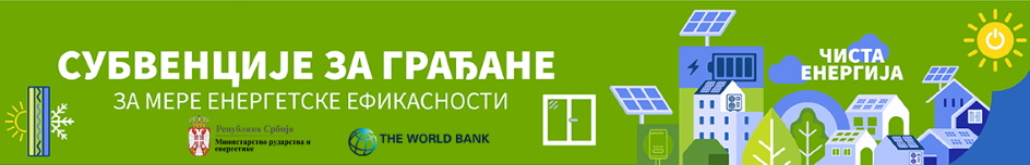 Субвенције за грађане за мере енергетске ефикасности